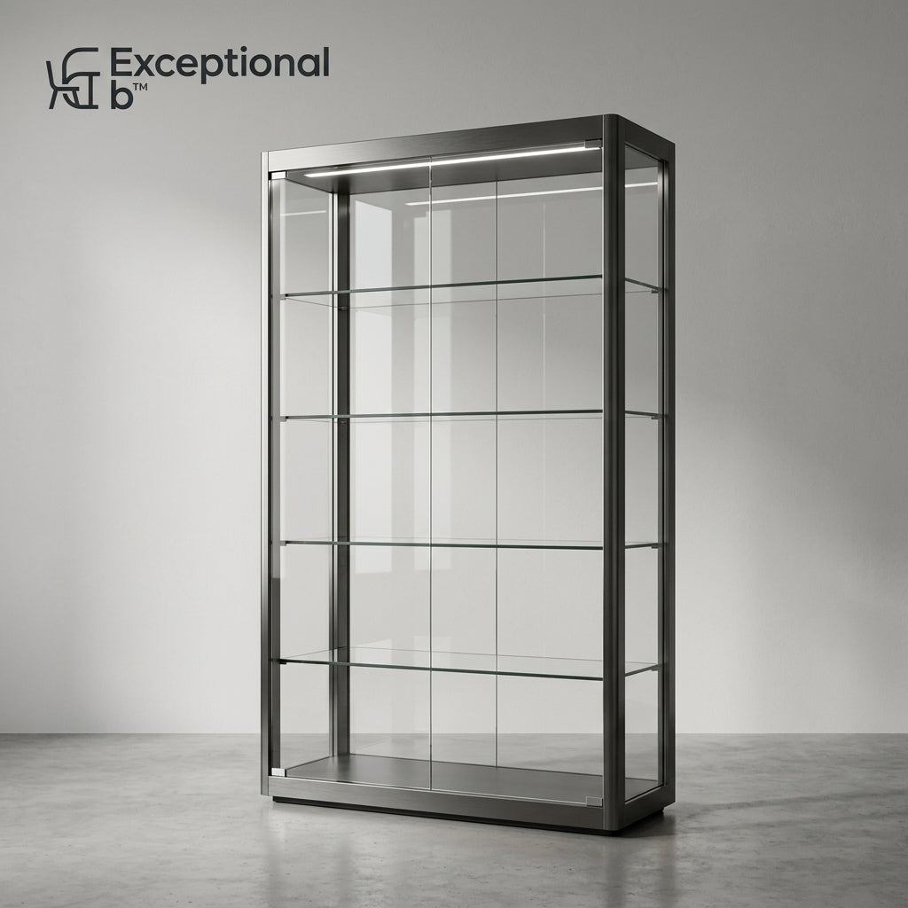 Exceptionalb™ Lucent Glass Display Cabinet